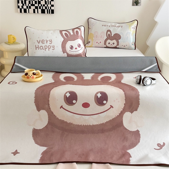 91家纺网 家纺一手货源 找家纺 美乐迪家纺 2025新款异形冰藤席 布布