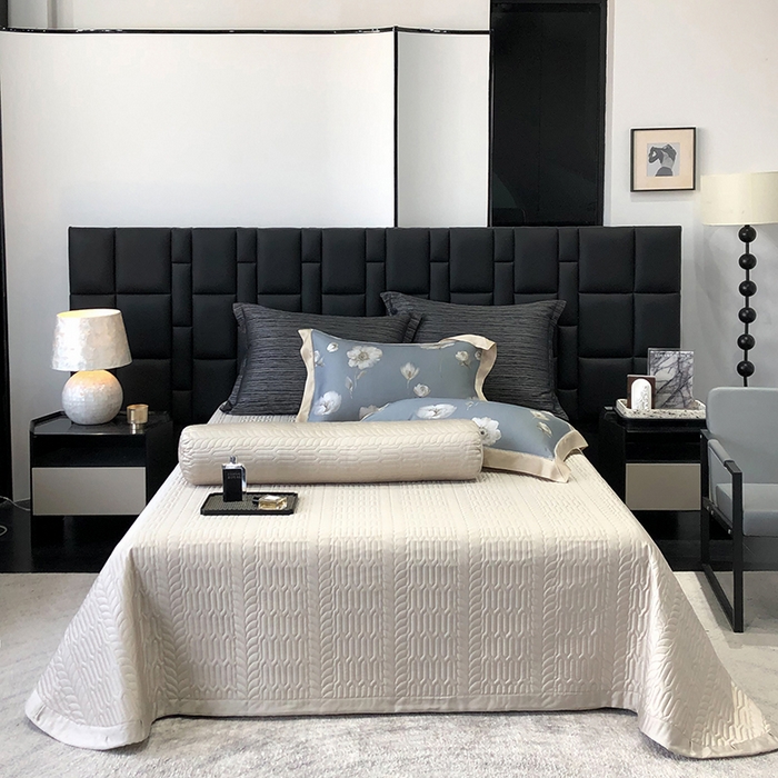 91家纺网 家纺一手货源 找家纺 若未家居 LOVEWE HOUSE 2025新款兰精天丝印花夏被及夏被四件套 蒲公英之恋（床单款+床盖款）