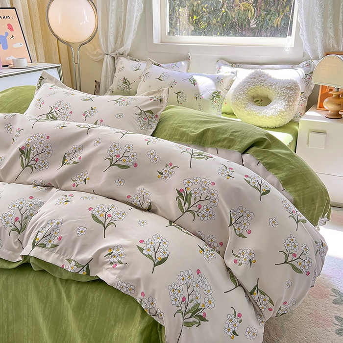 91家纺网 家纺一手货源 找家纺 曼璐家纺 2025新款芦荟棉单品被套