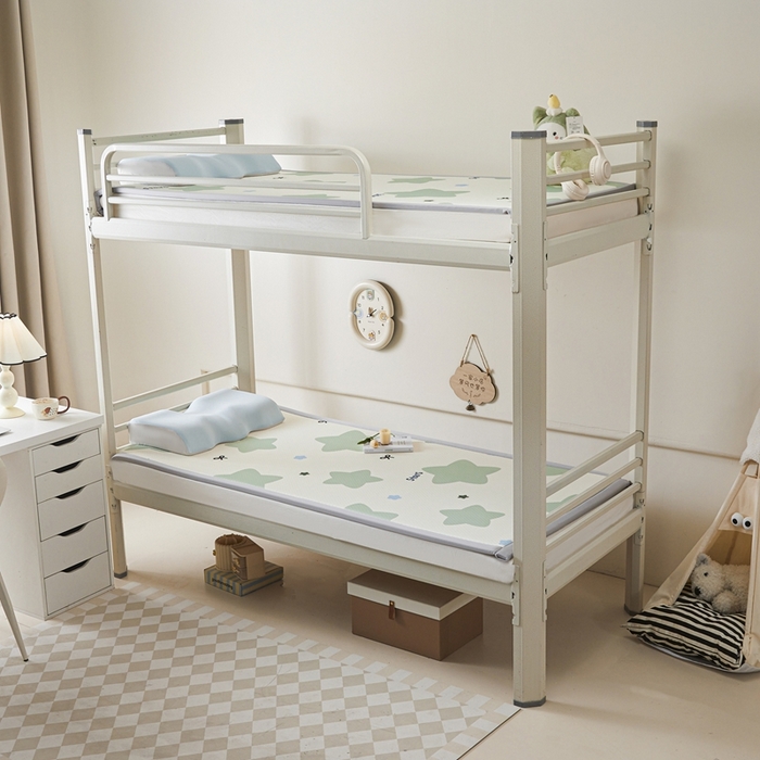 91家纺网 家纺一手货源 找家纺 （总）川悦生活 2025新款数码印花冰豆豆凉席床垫-学生床