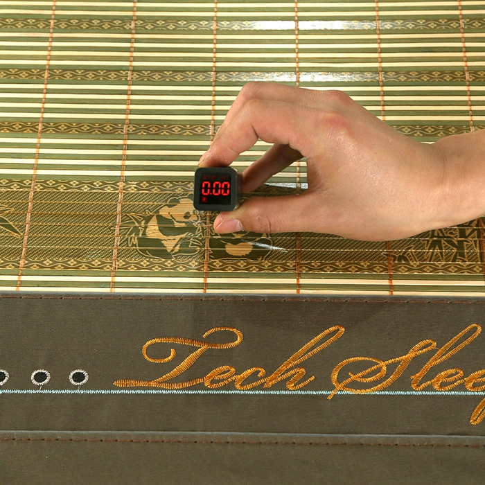 91家纺网 家纺一手货源 找家纺 森璐家纺 2025新款茶香养生竹席藤席草席冰丝席凉席子 熊猫绿-反面冰藤