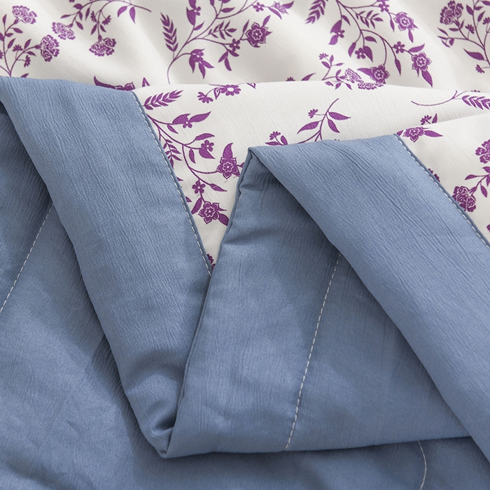 91家纺网 家纺一手货源 找家纺 （总）红日子纺织品 2025新款棉麻夏被四件套