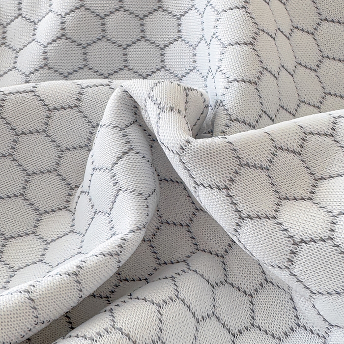 91家纺网 家纺一手货源 找家纺 999家纺   2025新款凉感提花冰豆豆凉席三件套 冰块熊-灰（床笠款）