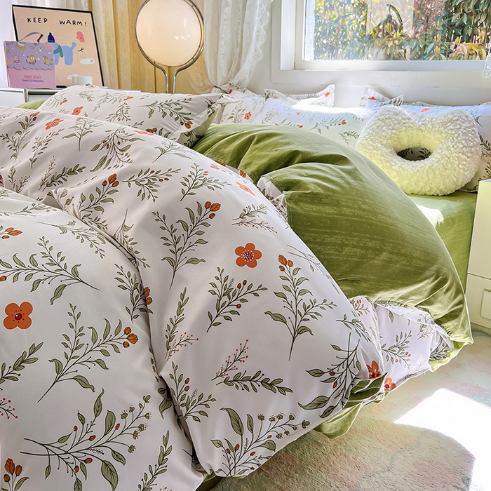 91家纺网 家纺一手货源 找家纺 曼璐家纺 2025新款芦荟棉单品被套