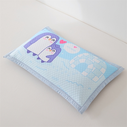 91家纺网 家纺一手货源 找家纺 织布人2025新款荞麦枕夏季卡通凉豆豆枕1-12岁儿童学生枕头幼儿园午睡枕   卡通凉豆豆-企鹅【儿童款荞麦枕】