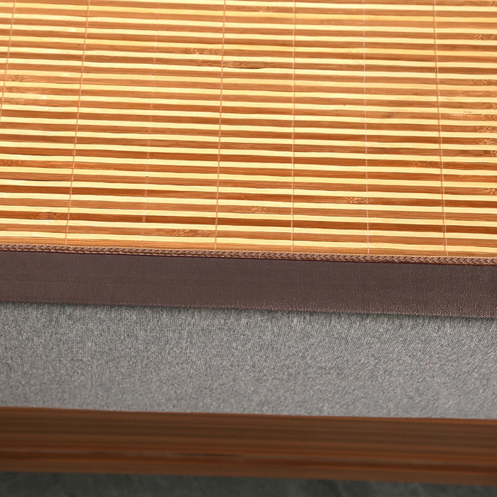 91家纺网 家纺一手货源 找家纺 森璐家纺 2025新款茶香养生竹席藤席草席冰丝席凉席子 金砖清凉席-反面亚草