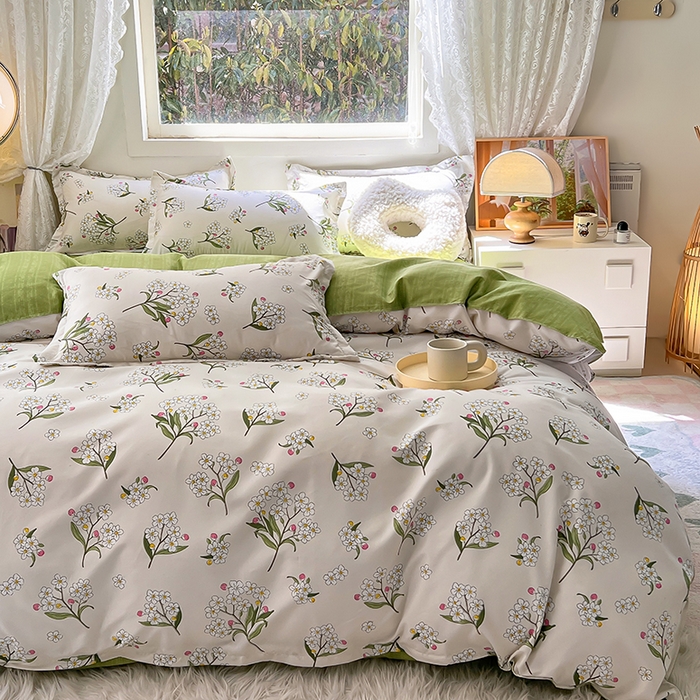 91家纺网 家纺一手货源 找家纺 曼璐家纺 2025新款芦荟棉单品被套