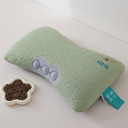 91家纺网 家纺一手货源 找家纺 （总）织布人2025新款荞麦枕凉感草本磁能颈椎枕颈椎不适专用理疗缓解颈椎枕头