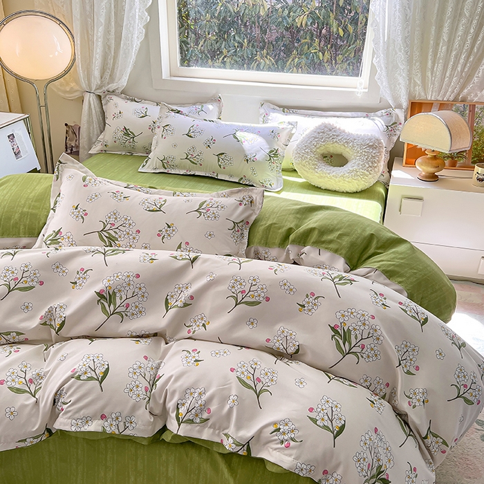 91家纺网 家纺一手货源 找家纺 曼璐家纺 2025新款芦荟棉单品被套