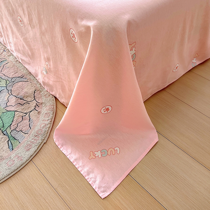 91家纺网 家纺一手货源 找家纺 2025新款原创设计卡皮巴拉全棉四件套-有作品登记证书 阳光巴拉