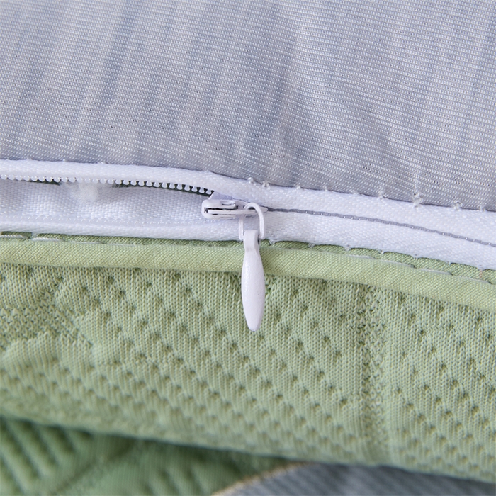 91家纺网 家纺一手货源 找家纺 织布人2025新款荞麦枕凉感草本磁能颈椎枕颈椎不适专用理疗缓解颈椎枕头 草本磁能枕单边款-绿色【茶香枕】35*55±3cm 