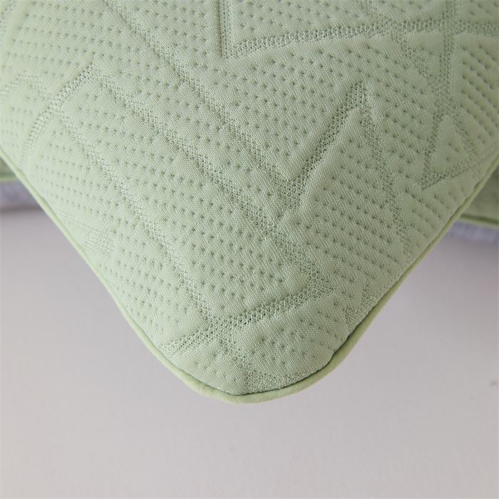 91家纺网 家纺一手货源 找家纺 织布人2025新款荞麦枕凉感草本磁能颈椎枕颈椎不适专用理疗缓解颈椎枕头 草本磁能枕单边款-绿色【茶香枕】35*55±3cm 