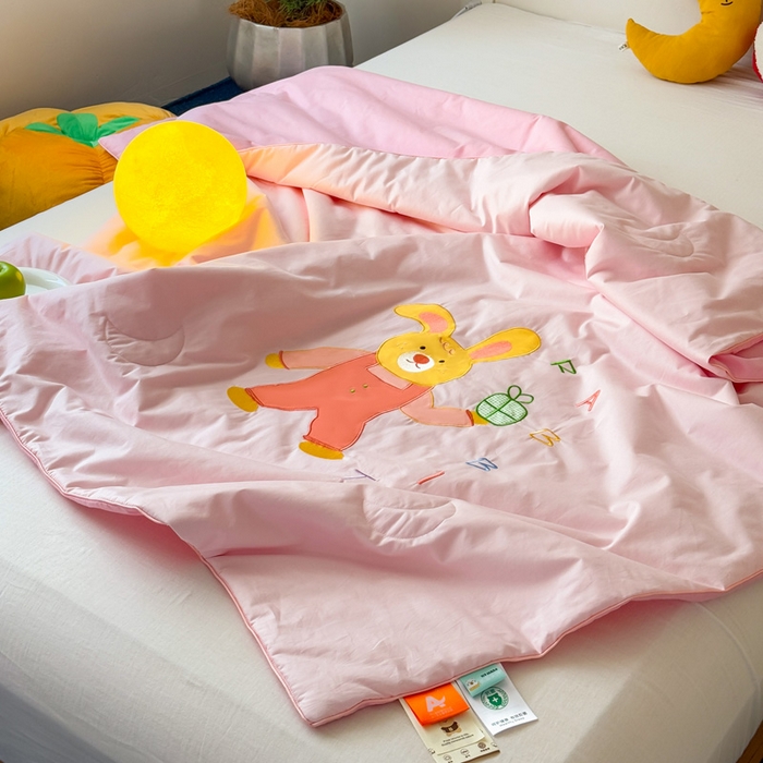 91家纺网 家纺一手货源 找家纺 （总）2025新款快乐多巴胺纯棉夏被