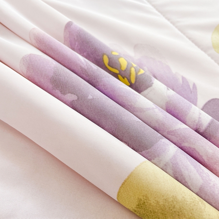 91家纺网 家纺一手货源 找家纺 好梦来家纺（原锦茂家纺） 2025新款印花凉感丝抗菌夏被 盛夏