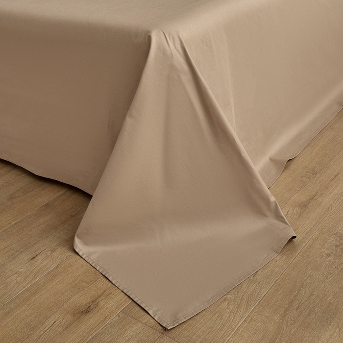 91家纺网 家纺一手货源 找家纺 琪格格纺织  2025新款色织天丝棉提花四件套 风铃草-咖