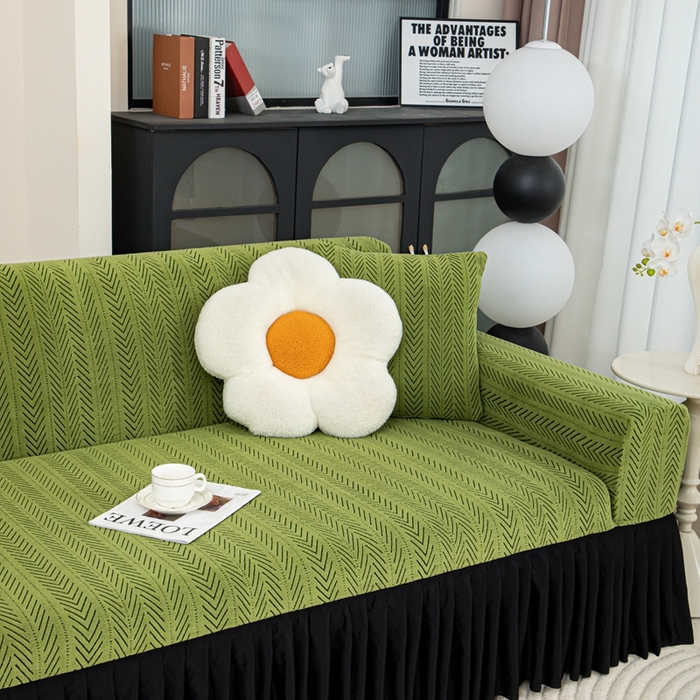 91家纺网 家纺一手货源 找家纺 （总）沐沐2026新款沐熙黑纱沙发套