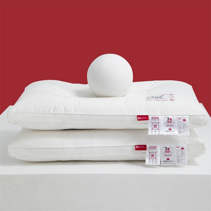 91家纺网 家纺一手货源 找家纺 爱来伊2025新款A类全棉三防枕头酒店枕纯棉酒店三防枕芯枕头  三防-中枕