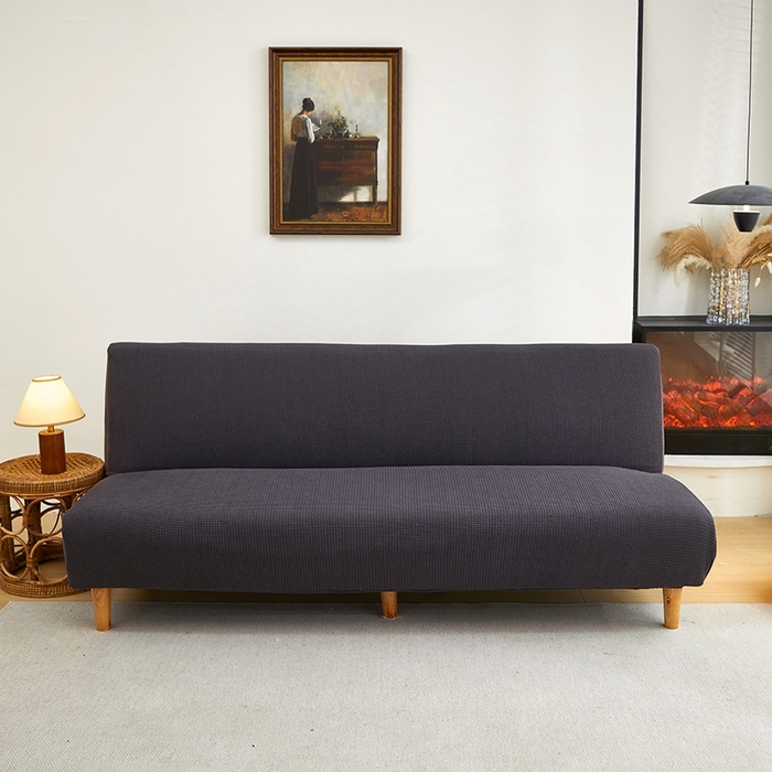 91家纺网 家纺一手货源 找家纺 飞翔家居2025新款玉米绒沙发床套 深灰色