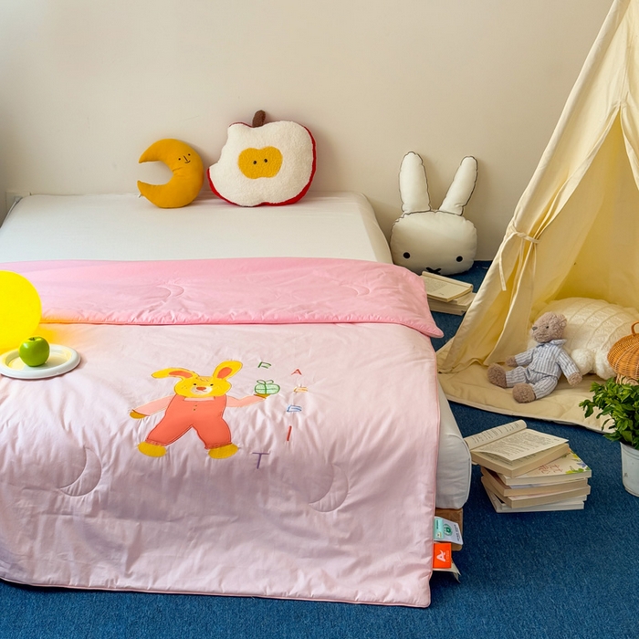 91家纺网 家纺一手货源 找家纺 （总）2025新款快乐多巴胺纯棉夏被