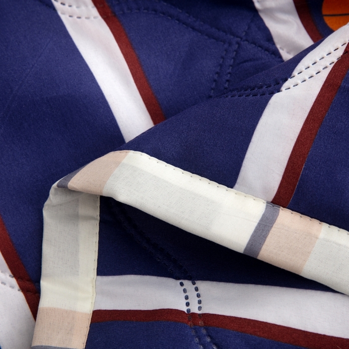 91家纺网 家纺一手货源 找家纺 乐居坊2025新款亲肤舒适印花芦荟棉夏凉被四件套 高校风云