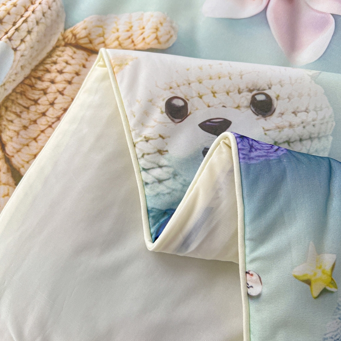 91家纺网 家纺一手货源 找家纺 （总）庭彤 2025新款5D夏被空调被A类云母仿锦氨凉感丝夏凉被子被芯【 量大可谈】