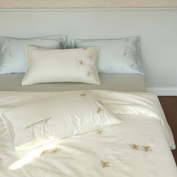 91家纺网 家纺一手货源 找家纺 （总）初拾 2025新款60s天丝棉超细旦立体绣花四件套-仙本那