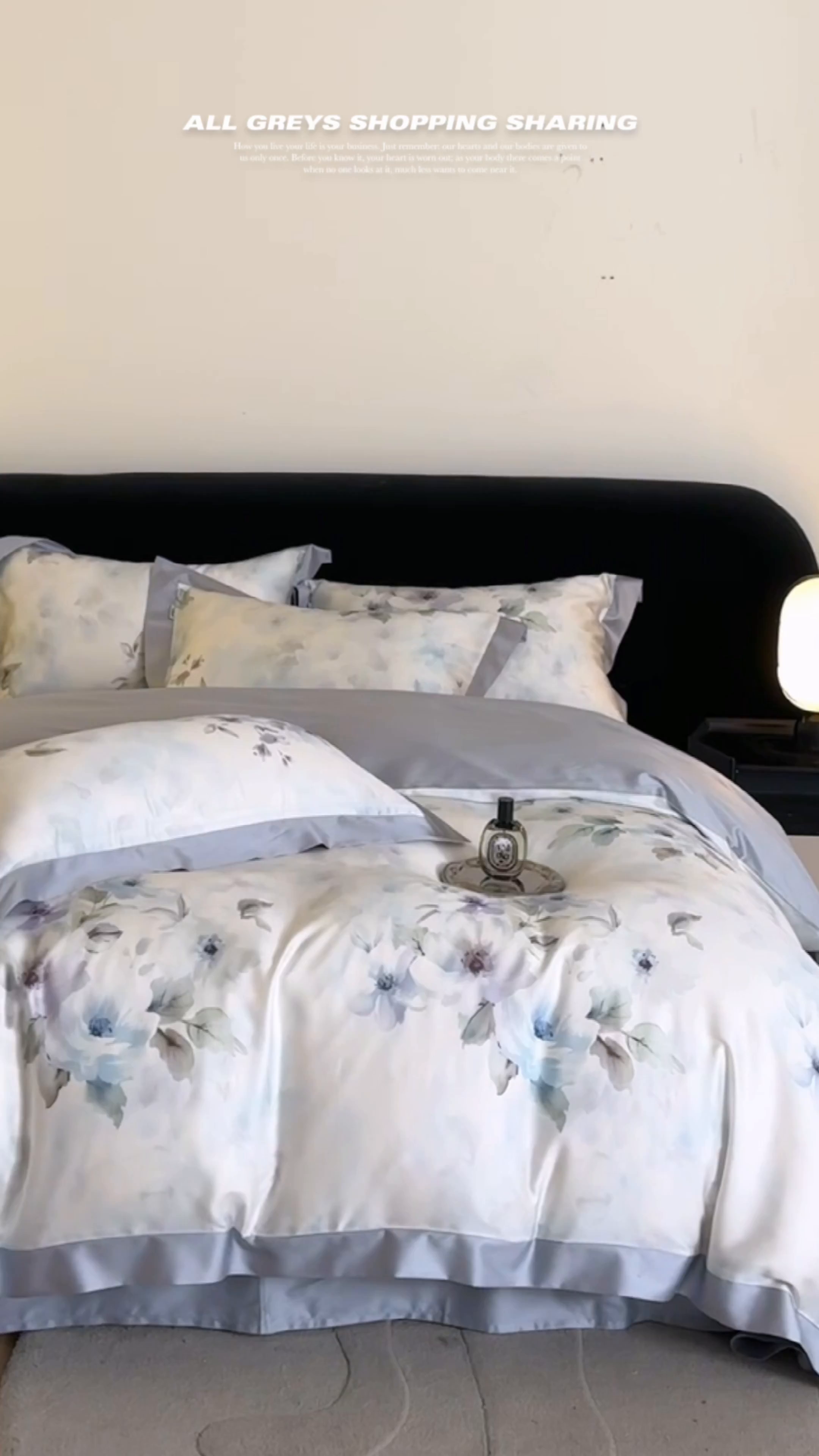 91家纺网 家纺一手货源 找家纺 禾时 2025新款60S兰精天丝印花四件套 温岚