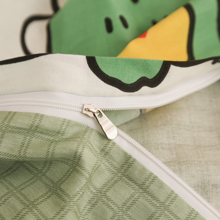 91家纺网 家纺一手货源 找家纺 拔萃 2025新款0.9米床1.2米床纯棉全棉学生宿舍床单款三件套六件套 恐龙宝贝