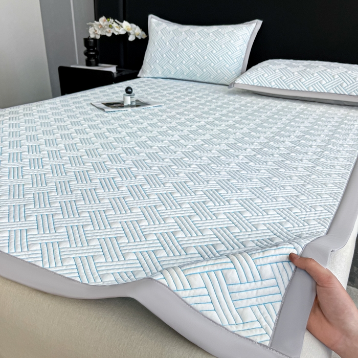 91家纺网 家纺一手货源 找家纺 （总）欧邦 2025新款加厚PE中分子凉感豆豆软席-极简系列