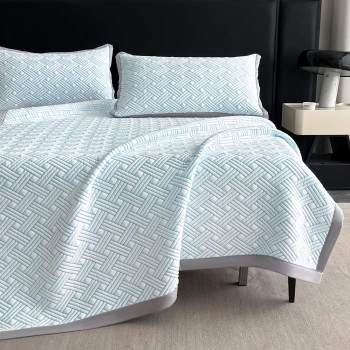 91家纺网 家纺一手货源 找家纺 （总）欧邦 2025新款加厚PE中分子凉感豆豆软席-极简系列