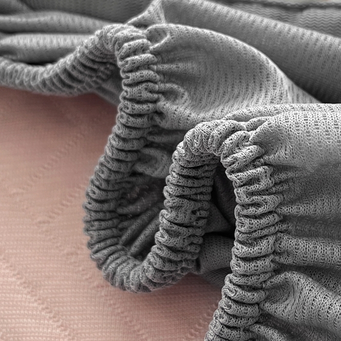 91家纺网 家纺一手货源 找家纺 欧邦 2025新款加厚PE中分子凉感豆豆软席-极简系列 床笠款-极简-粉