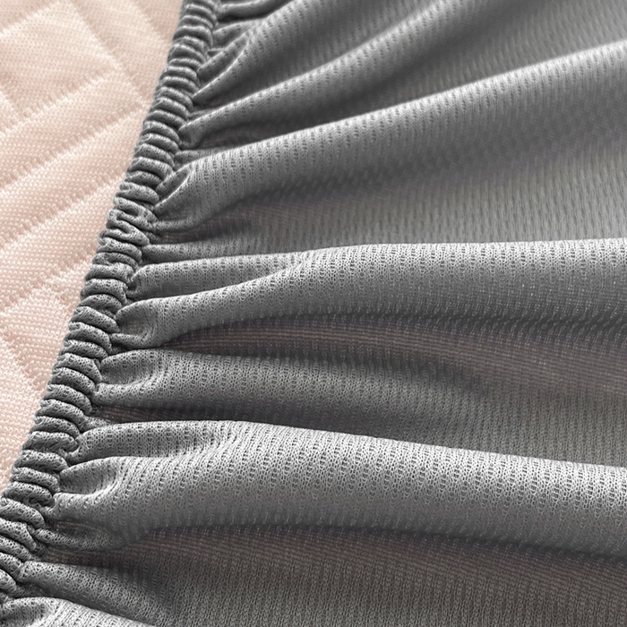 91家纺网 家纺一手货源 找家纺 欧邦 2025新款加厚PE中分子凉感豆豆软席-极简系列 床笠款-极简-粉