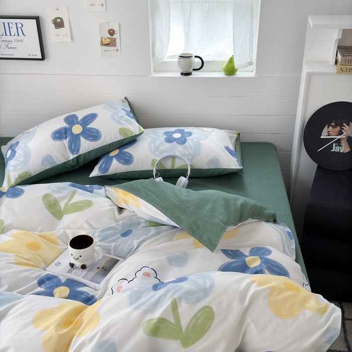 91家纺网 家纺一手货源 找家纺 可可家纺 2025新款印花卡通芦荟棉被套亲肤被罩单件小清新 宠物园地