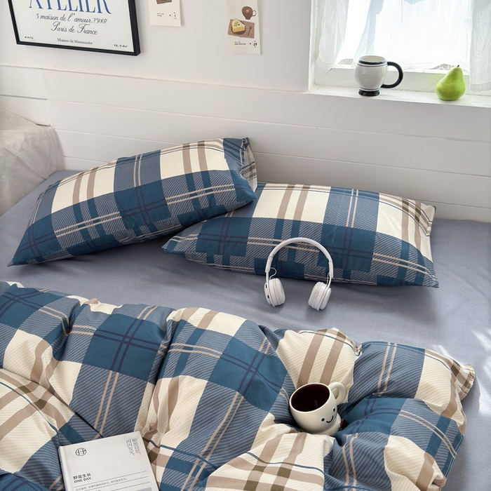 91家纺网 家纺一手货源 找家纺 可可家纺 2025新款印花卡通芦荟棉被套亲肤被罩单件小清新 品味时尚