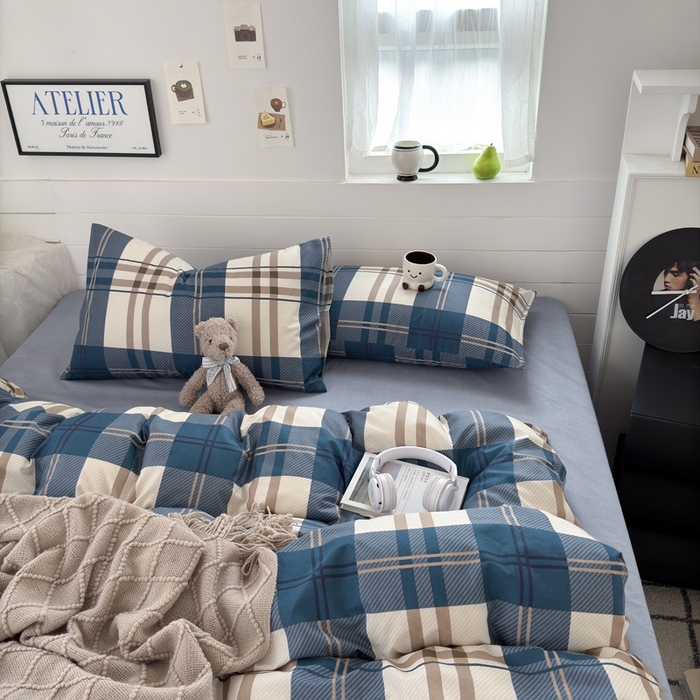 91家纺网 家纺一手货源 找家纺 可可家纺 2025新款印花卡通芦荟棉被套亲肤被罩单件小清新 品味时尚