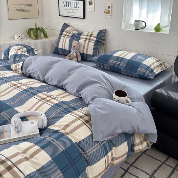 91家纺网 家纺一手货源 找家纺 可可家纺 2025新款印花卡通芦荟棉被套亲肤被罩单件小清新 品味时尚