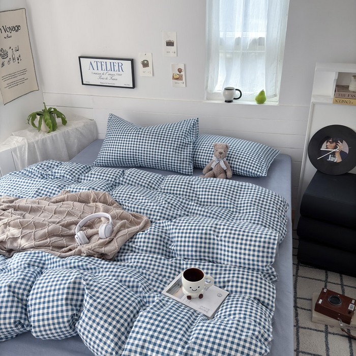 91家纺网 家纺一手货源 找家纺 （总）可可家纺 2025新款印花卡通芦荟棉被套亲肤被罩单件小清新