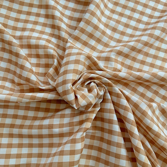 91家纺网 家纺一手货源 找家纺 十一家居 2025新款亲肤裸睡云朵棉水洗棉床笠-洛可系列 豆沙小格