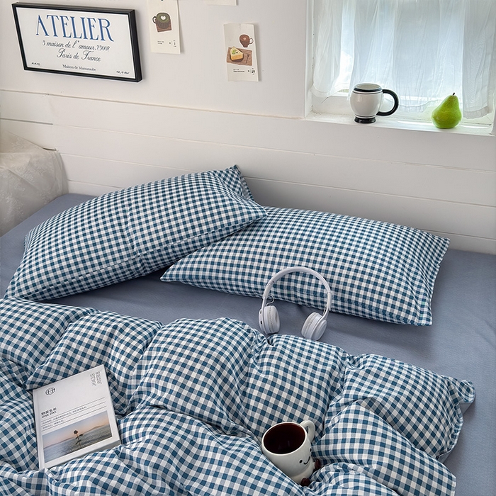 91家纺网 家纺一手货源 找家纺 （总）可可家纺 2025新款印花卡通芦荟棉枕套亲肤信封式枕头套小清新