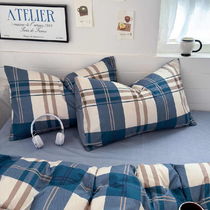 91家纺网 家纺一手货源 找家纺 可可家纺 2025新款印花卡通芦荟棉枕套亲肤信封式枕头套小清新 品味时尚