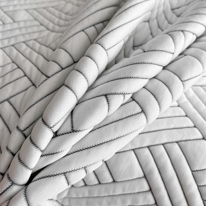 91家纺网 家纺一手货源 找家纺 欧邦 2025新款加厚PE中分子凉感豆豆软席-极简系列 床席款-极简-灰