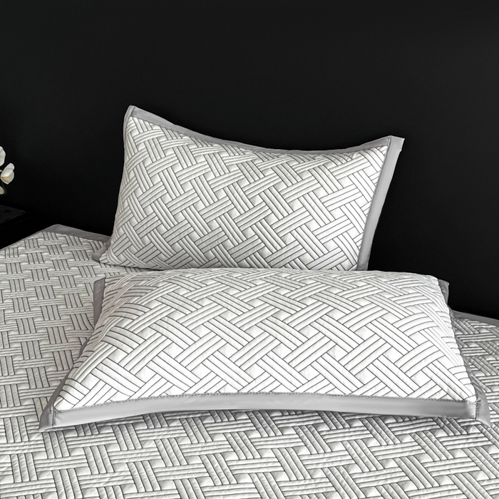 91家纺网 家纺一手货源 找家纺 欧邦 2025新款加厚PE中分子凉感豆豆软席-极简系列 床席款-极简-灰