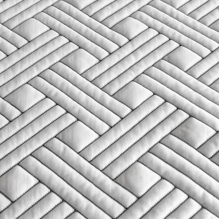 91家纺网 家纺一手货源 找家纺 欧邦 2025新款加厚PE中分子凉感豆豆软席-极简系列 床席款-极简-灰