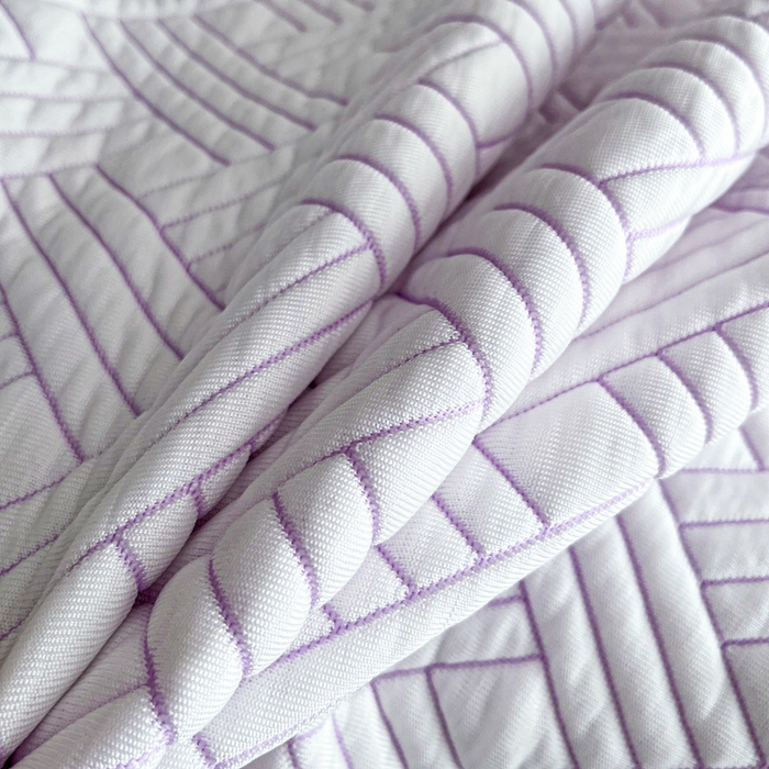 91家纺网 家纺一手货源 找家纺 欧邦 2025新款加厚PE中分子凉感豆豆软席-极简系列 床席款-极简-紫