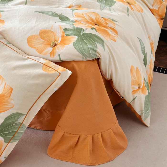 91家纺网 家纺一手货源 找家纺 （总）曲之慕 2025直播爆款纯棉磨毛 高克重加厚全棉磨毛印花四件套