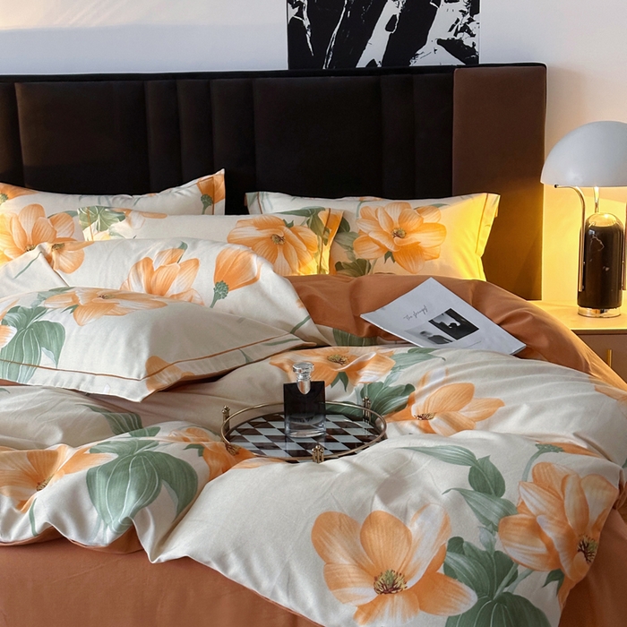 91家纺网 家纺一手货源 找家纺 （总）曲之慕 2025直播爆款纯棉磨毛 高克重加厚全棉磨毛印花四件套