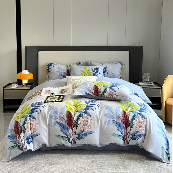 91家纺网 家纺一手货源 找家纺 （总）曲之慕 2025直播爆款纯棉磨毛 高克重加厚全棉磨毛印花四件套