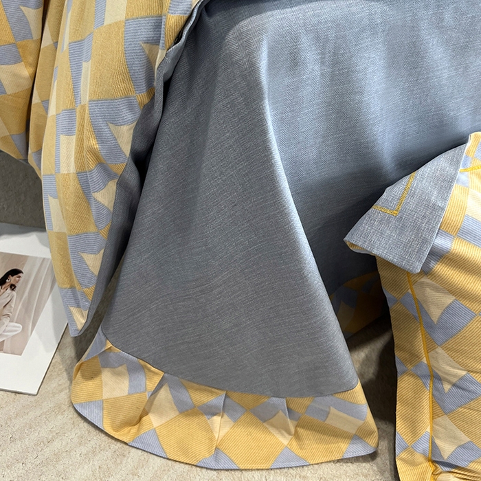 91家纺网 家纺一手货源 找家纺 曲之慕 2025直播爆款纯棉磨毛 高克重加厚全棉磨毛印花四件套 威登