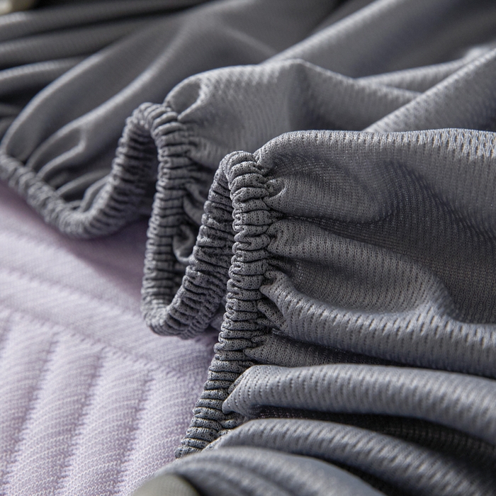 91家纺网 家纺一手货源 找家纺 欧邦 2025新款外贸热销加厚菱形Pe中分子凉感豆豆软席 菱形-紫 床笠款