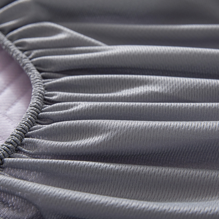 91家纺网 家纺一手货源 找家纺 欧邦 2025新款外贸热销加厚菱形Pe中分子凉感豆豆软席 菱形-紫 床笠款